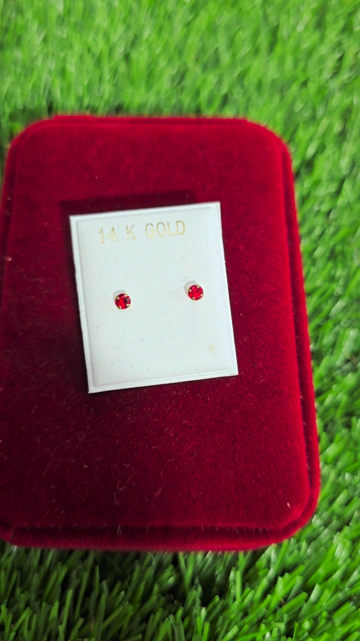 Zirconia Earrings 3mm