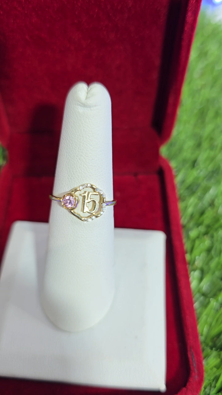 Quinceañera Ring 14k