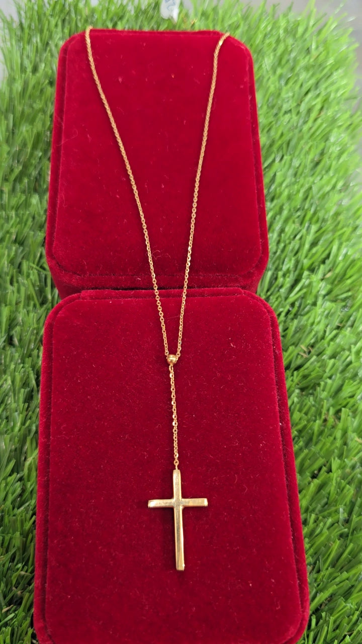 18K Long Necklace 18"