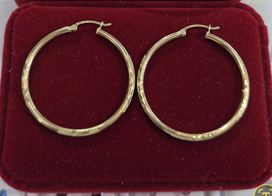 14K Hoops 40mm