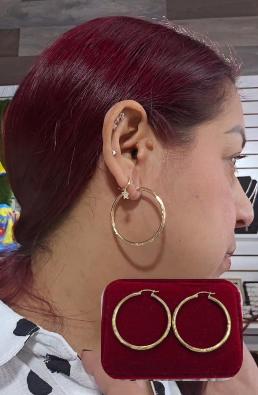 14K Hoops 40mm