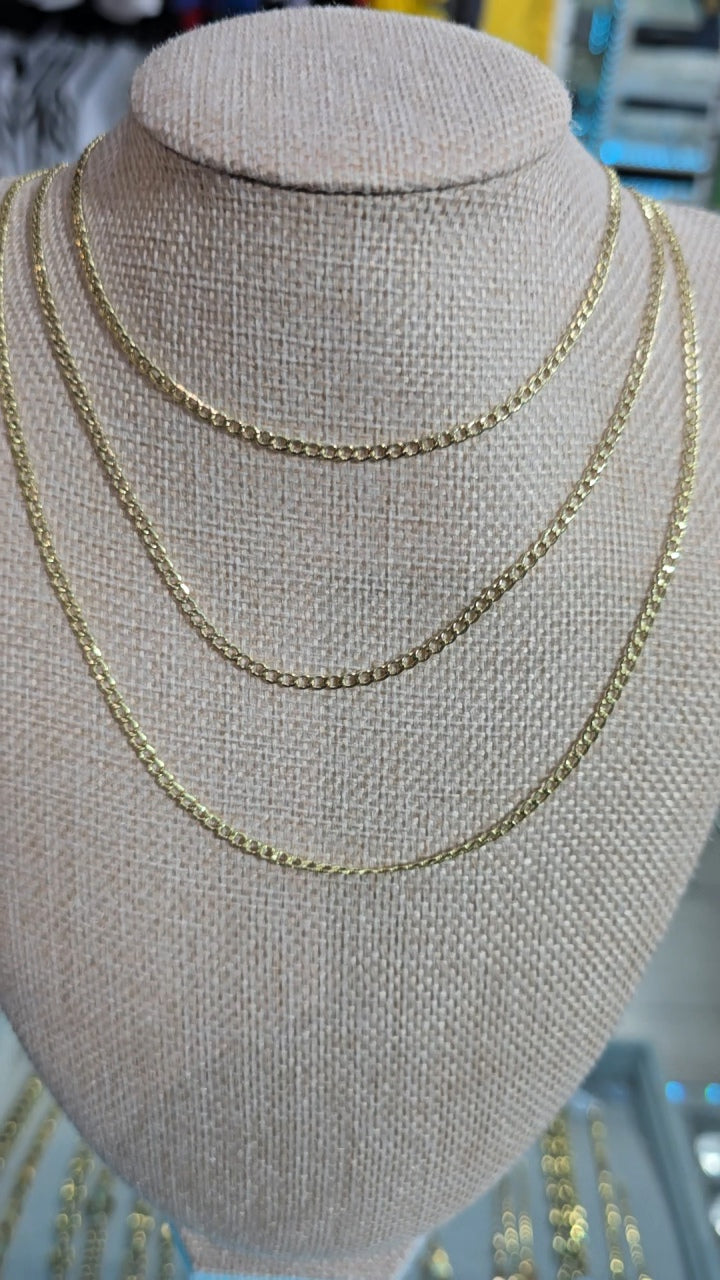 Cuban Chain 3mm 14k