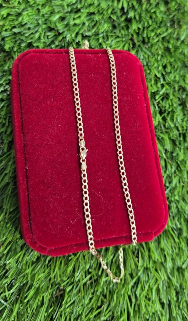 Cuban Chain 3mm 14k