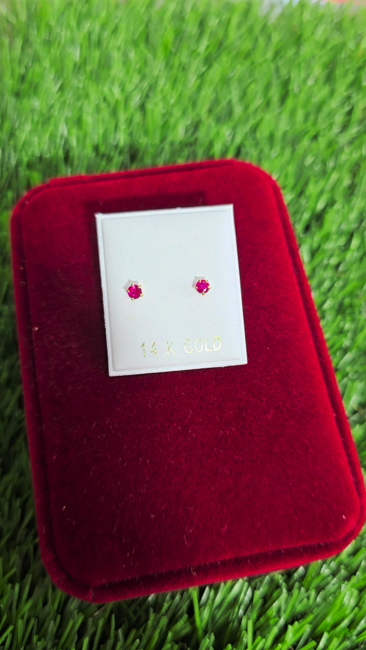 Zirconia Earrings 3mm