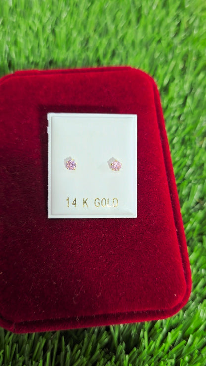 Zirconia Earrings 3mm