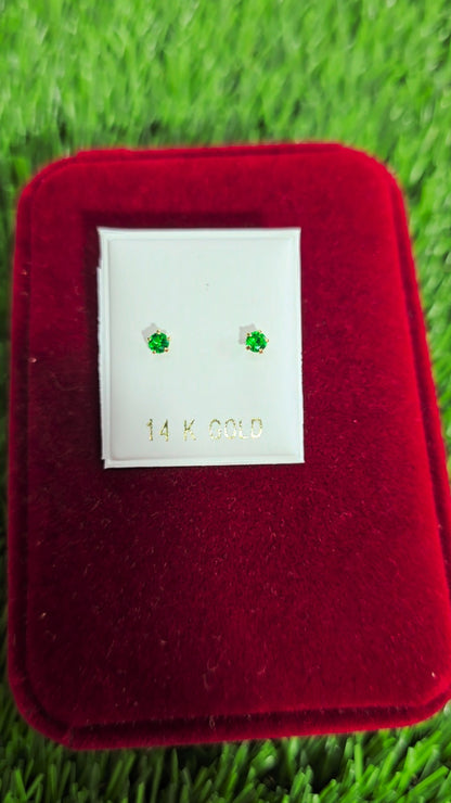 Zirconia Earrings 3mm