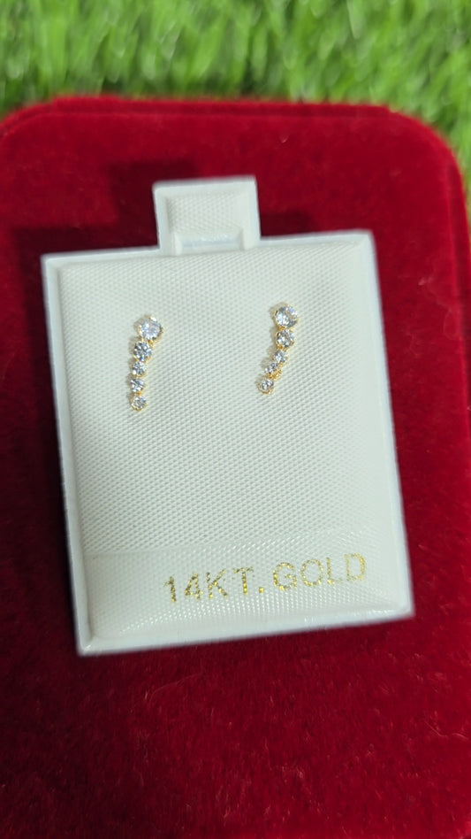 Long Earrings 14k