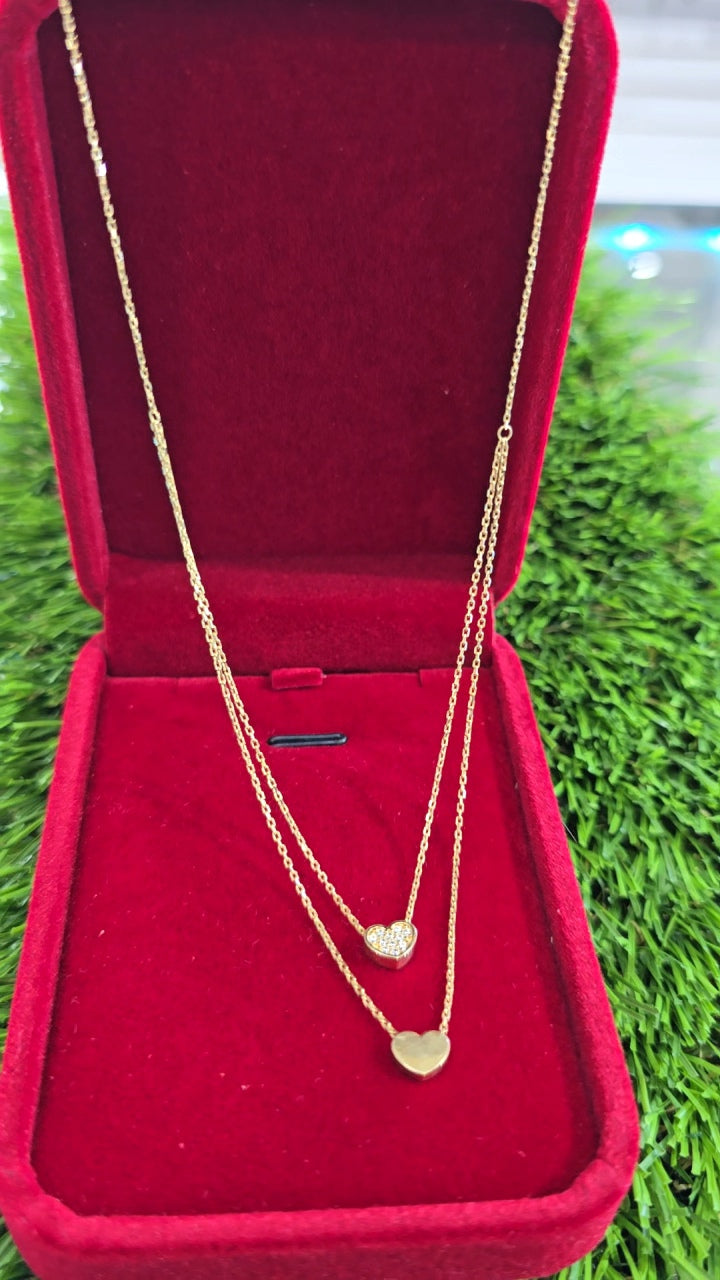 Double Chain 14k
