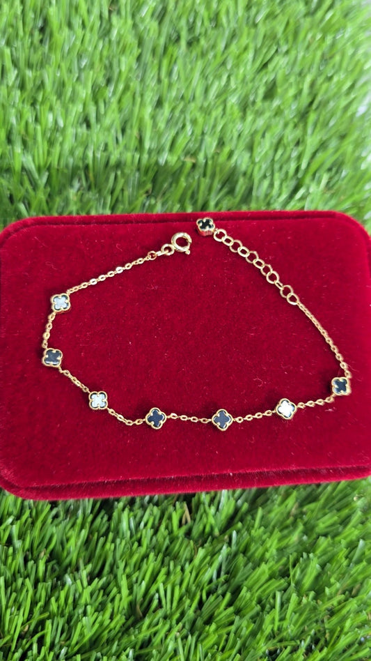 14K Flower Bracelet