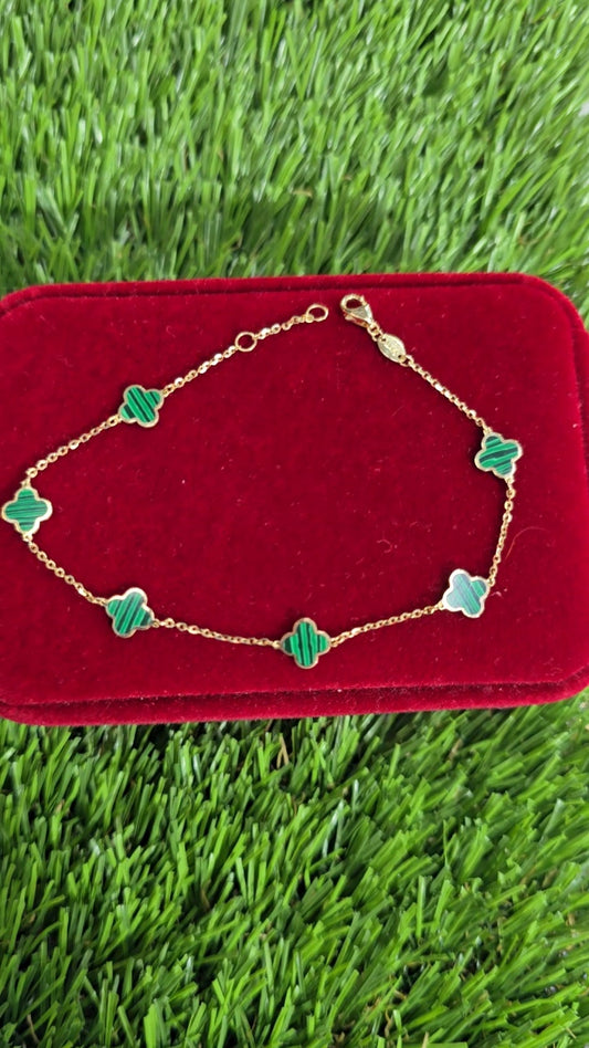 Flower Bracelet 14k