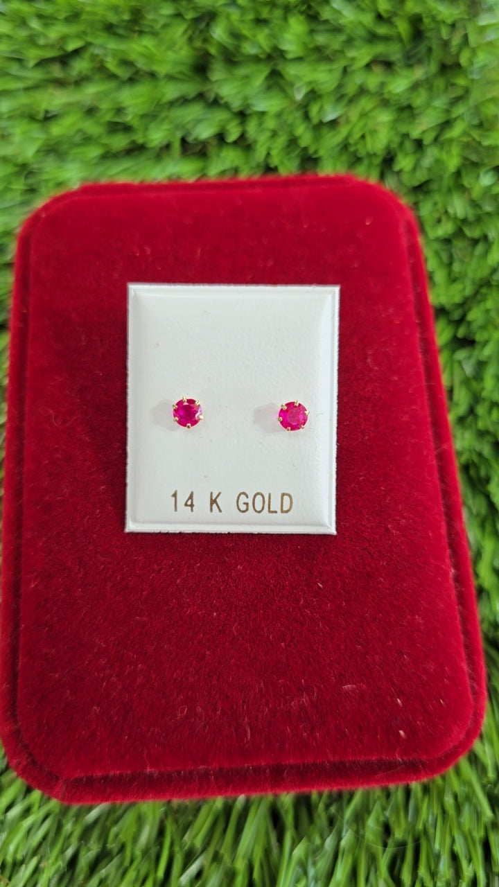 Zirconia Earrings 4mm