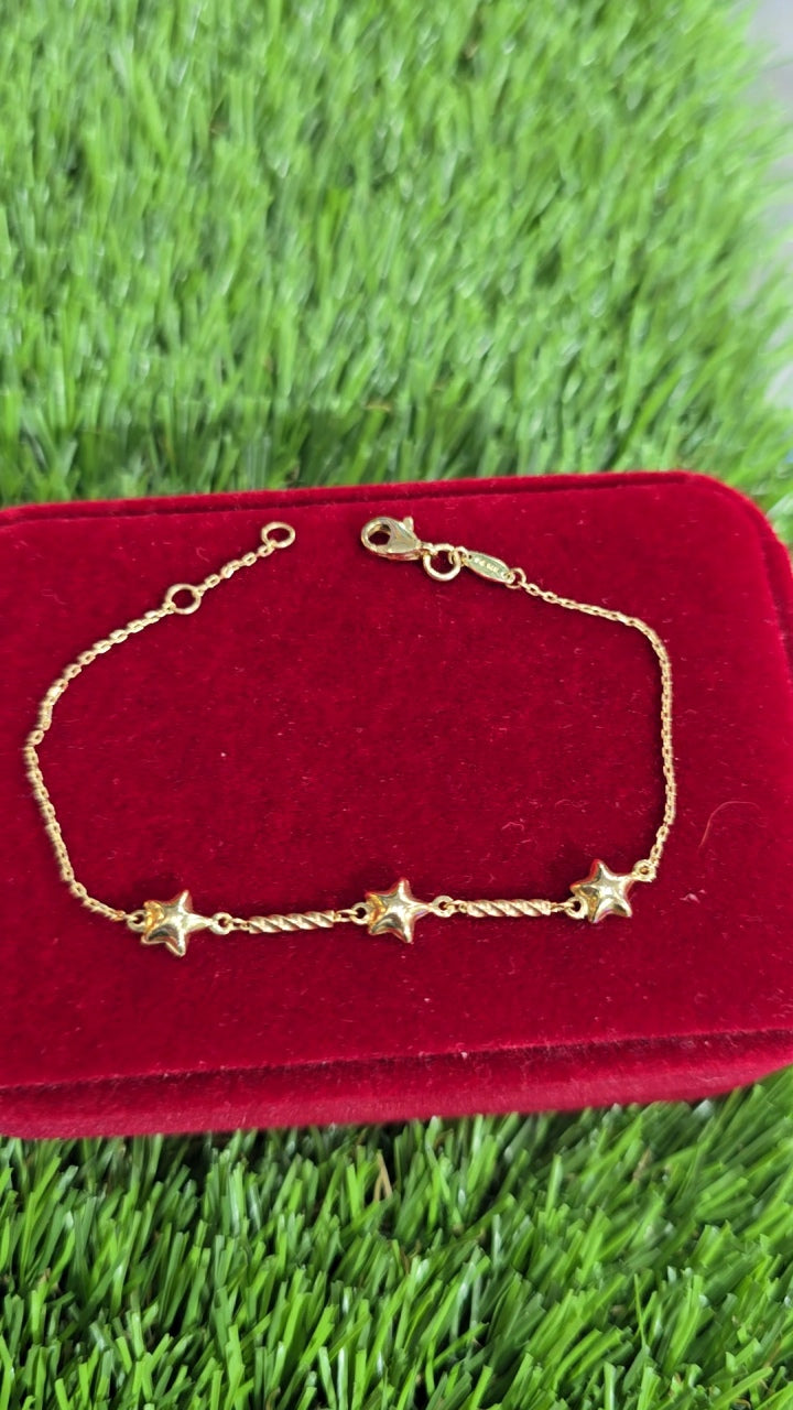 Star Bracelet 14k