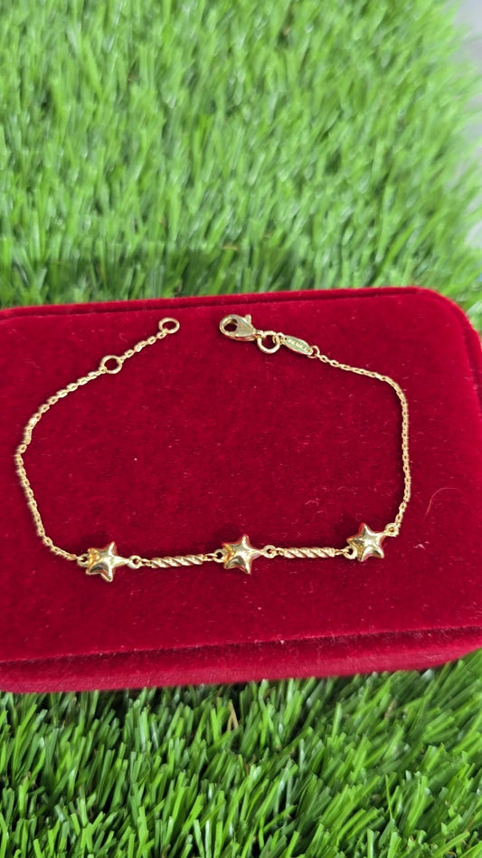 Star Bracelet 14k