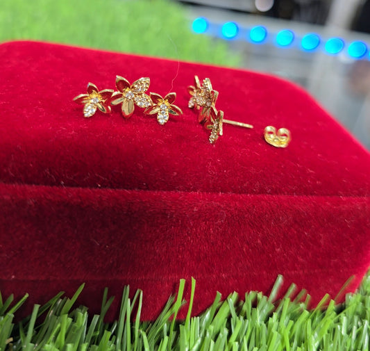 14k Long Flower
