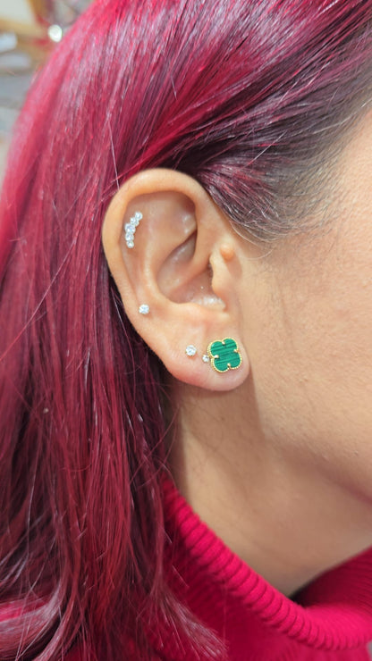 Green Flower 14k