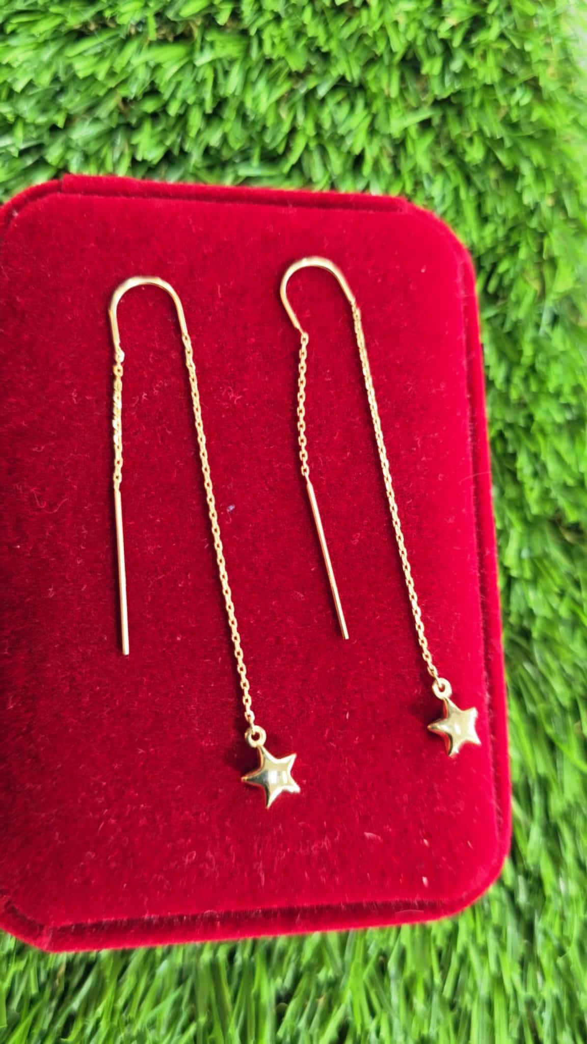 Long Earrings 14k