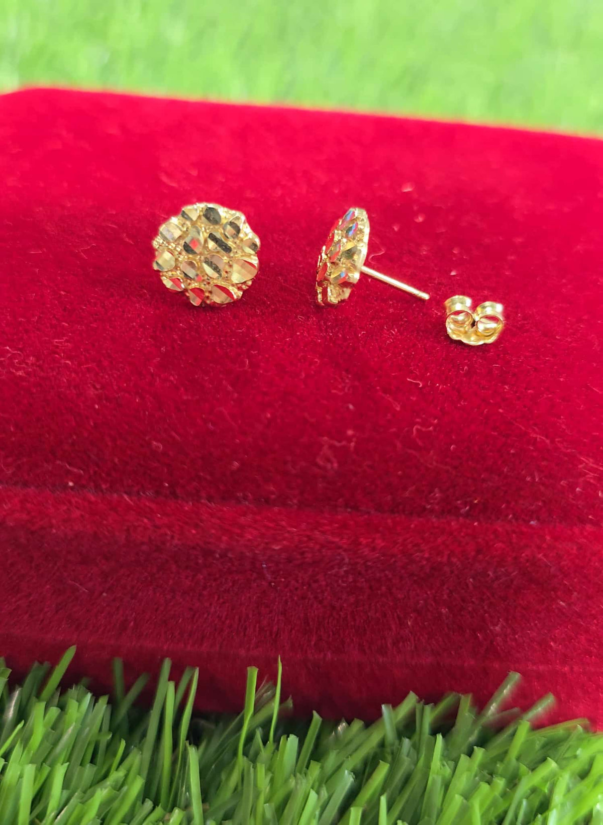 Round Earrings 14k